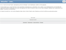 Tablet Screenshot of lebensplanung-grossregion.eu